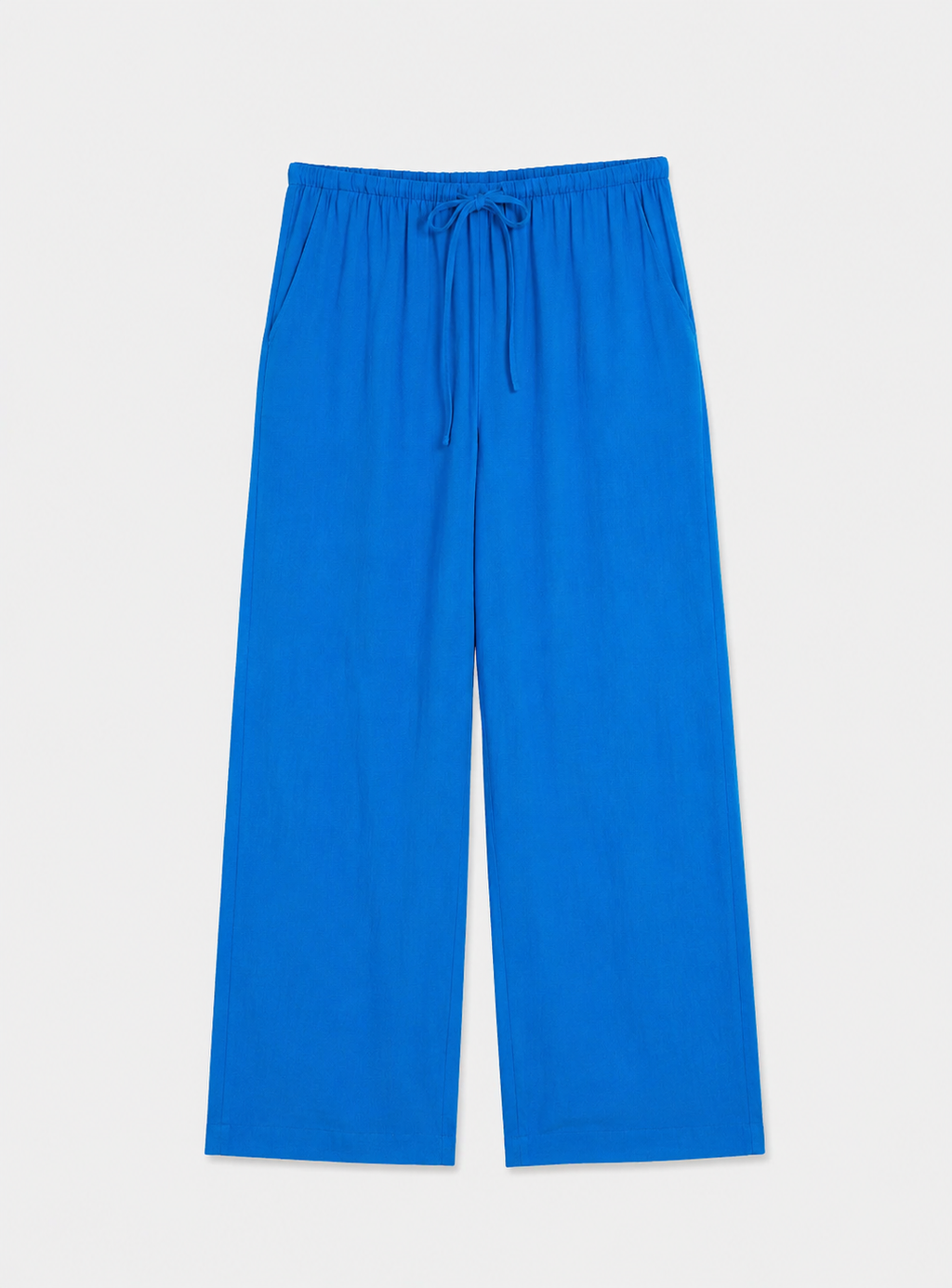 JAPÓN PANTS Electric blue linen