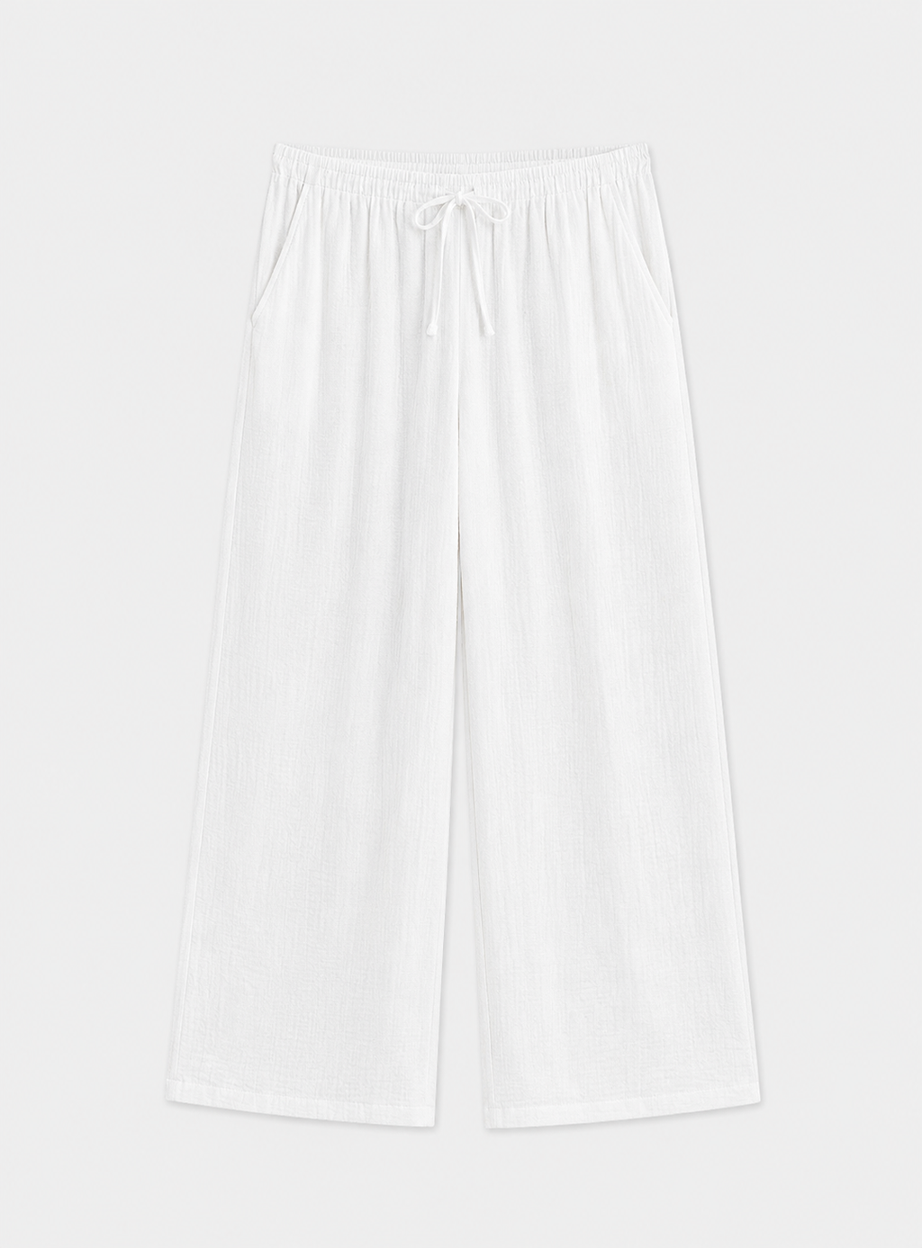 JAPÓN PANTS White linen
