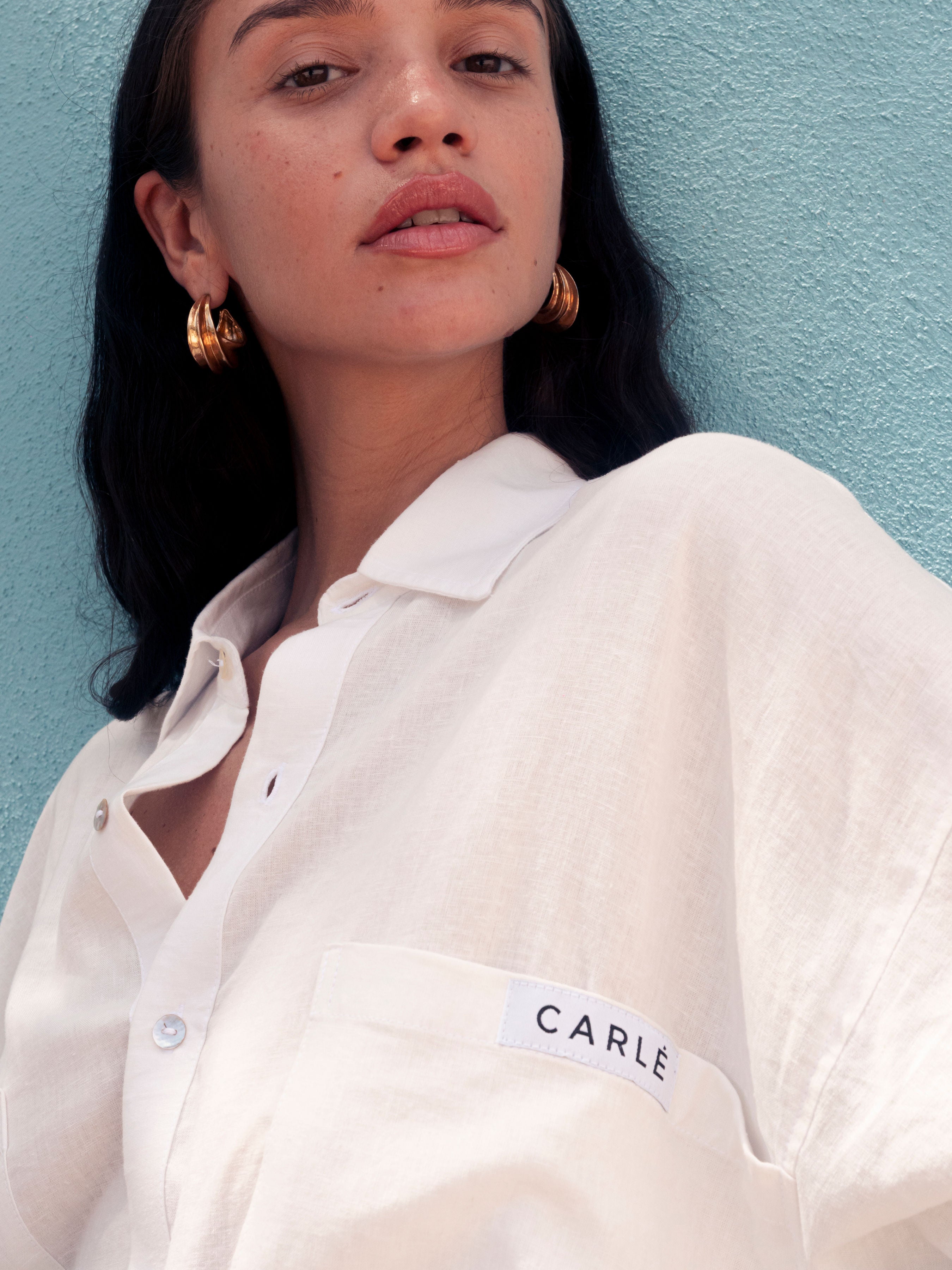 SUNSET SHIRT White linen