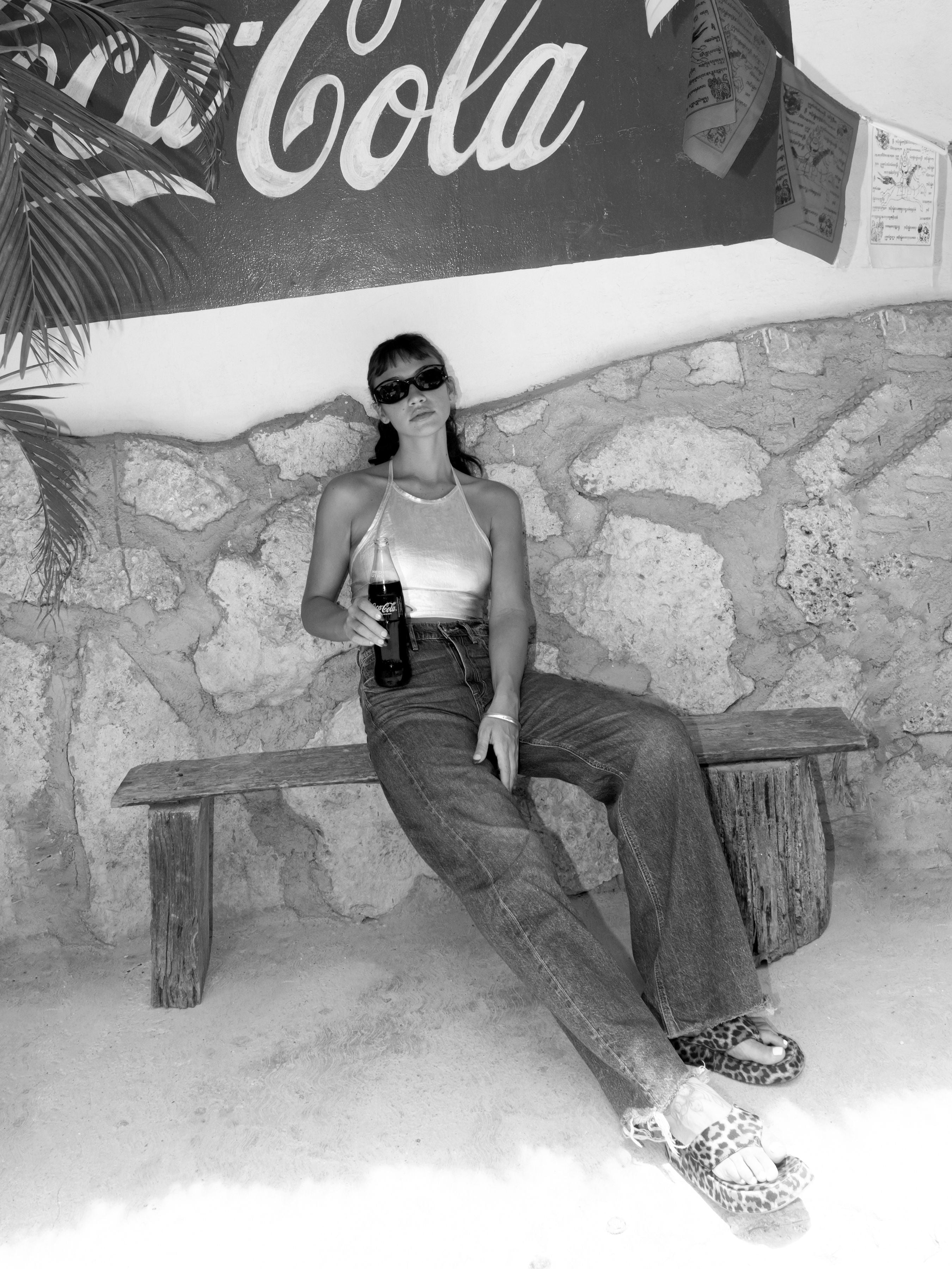 TOP RIBBON Silver linen